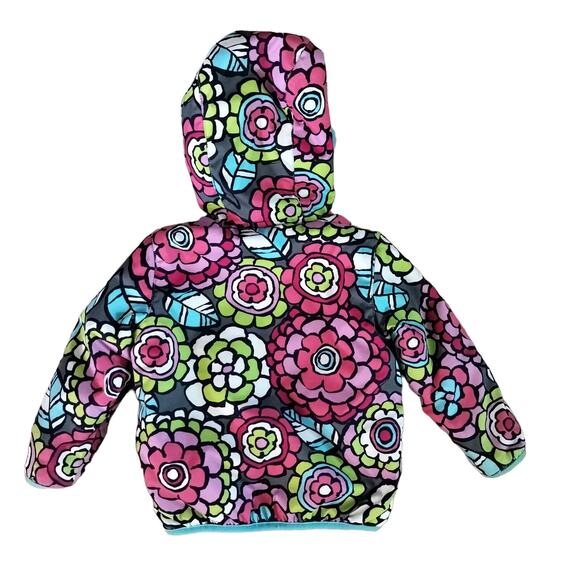 Hanna Andersson Colorful Floral Puffer Jacket - Picture 2 of 12